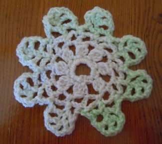 genesa crystal crochet motif